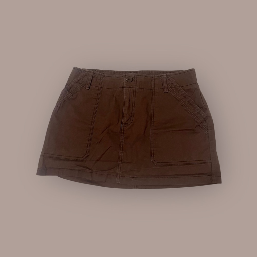 Wild fable brown cargo skirt barely worn!
